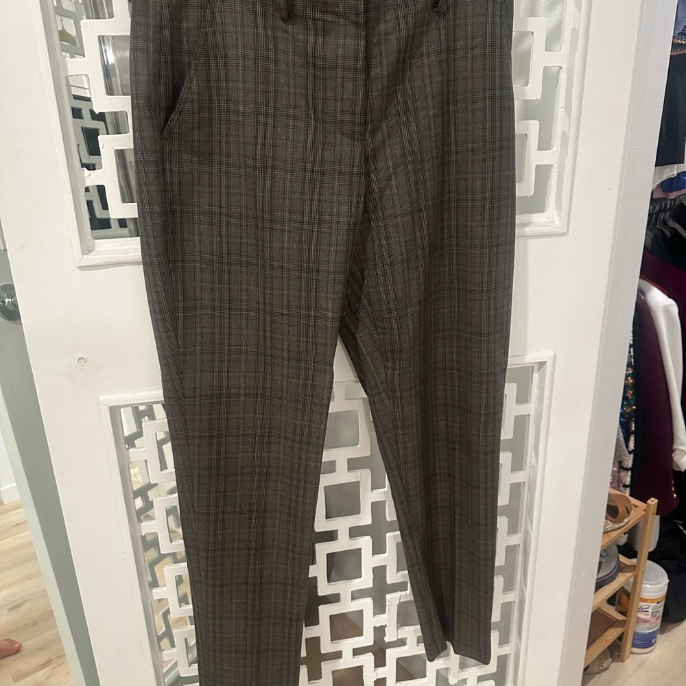 Gerard Darel Women’s Checkered Gray Pants